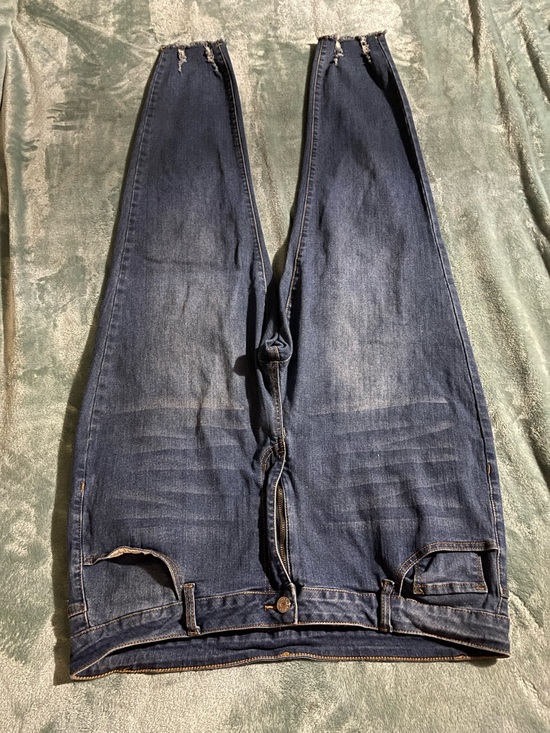 SHEIN Denim - SHEIN Dark Blue Skinny Jeans with Subtle Fade. MAKE AN OFFER